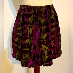 Dress Barn. Medium. Purple with army green.